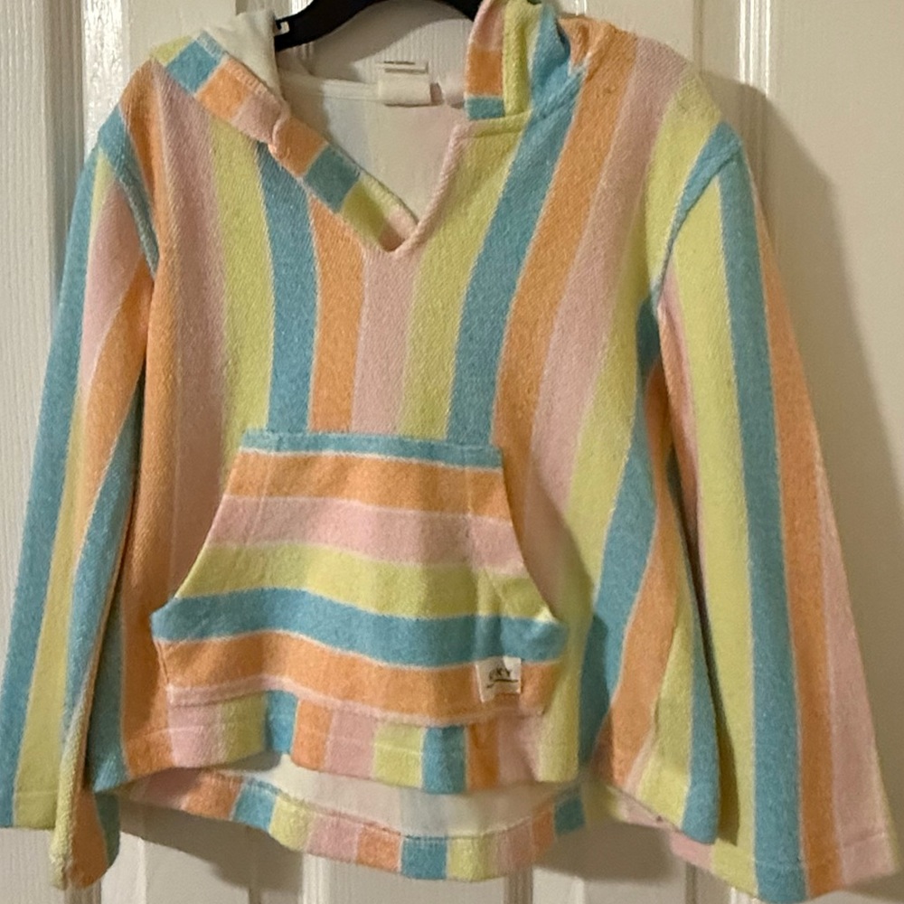 Roxy Pastel Striped Kids Hoodie